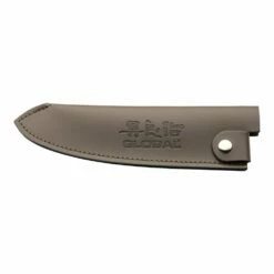 Global Accessories GSH-04/GR Global Large Grey Leather Knife Sheath