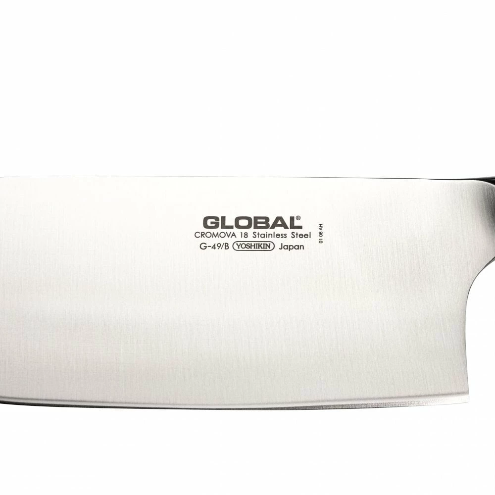 Global G Global G Chinese Chopper Knife 17.5cm, 2.2mm 4 Global G Global G Chinese Chopper Knife 17.5cm, 2.2mm - Image 2