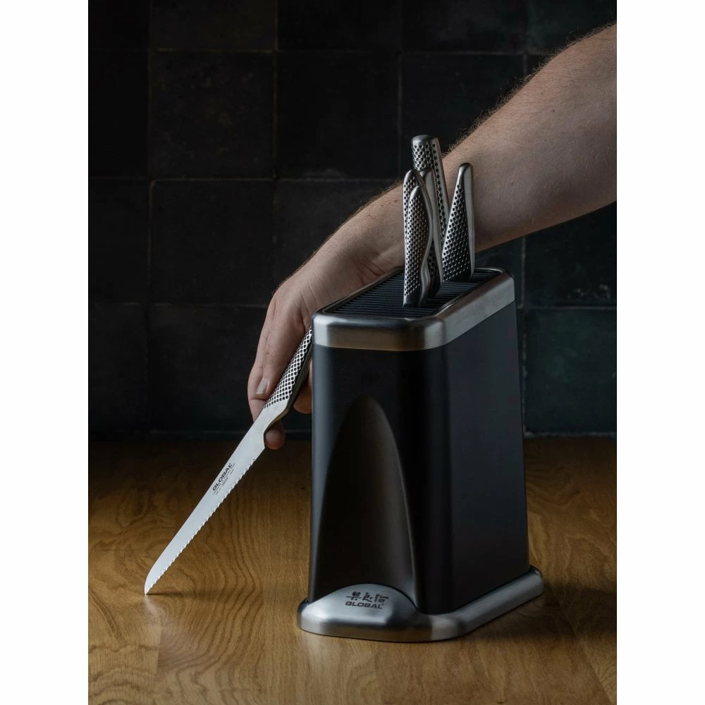 Global G-FIRE7B Fire-Hi 7 Piece Knife Block Set 6 Global G-FIRE7B Fire-Hi 7 Piece Knife Block Set - Image 4