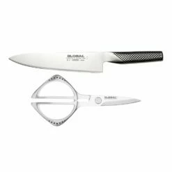 Global Knife Sets 2 Piece Kitchen Knife & Shears Set