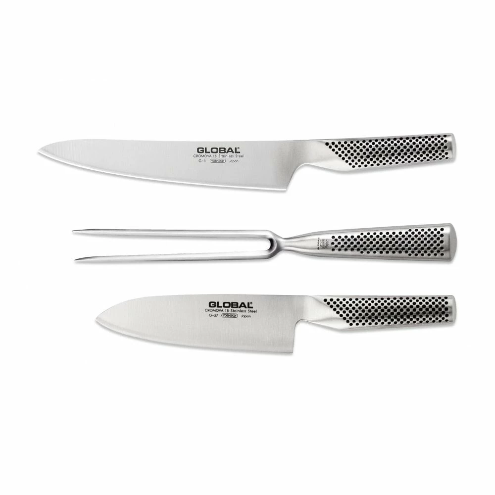 Global Knife Sets 3 Piece Boxed Carving/Slicing Set 3 Global Knife Sets 3 Piece Boxed Carving/Slicing Set
