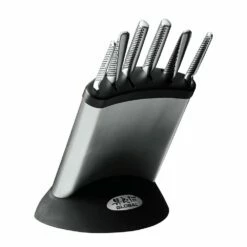 Global Knife Sets G-636/7B Seven Piece Knife Block