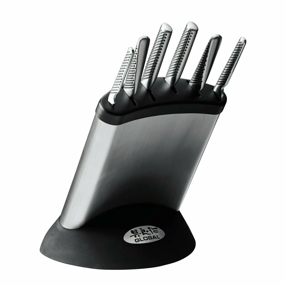 Global Knife Sets G-636/7B Seven Piece Knife Block 3 Global Knife Sets G-636/7B Seven Piece Knife Block