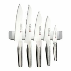 Global Ni 5 Piece Magnetic Rack Knife Set