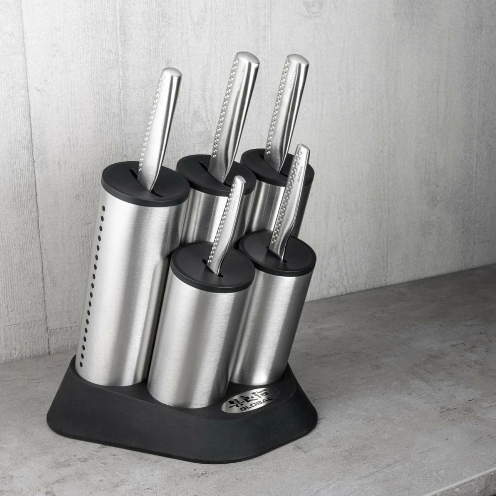 Global Ni Global NI Engine Block 6pce Knife Block Set 6 Global Ni Global NI Engine Block 6pce Knife Block Set - Image 4