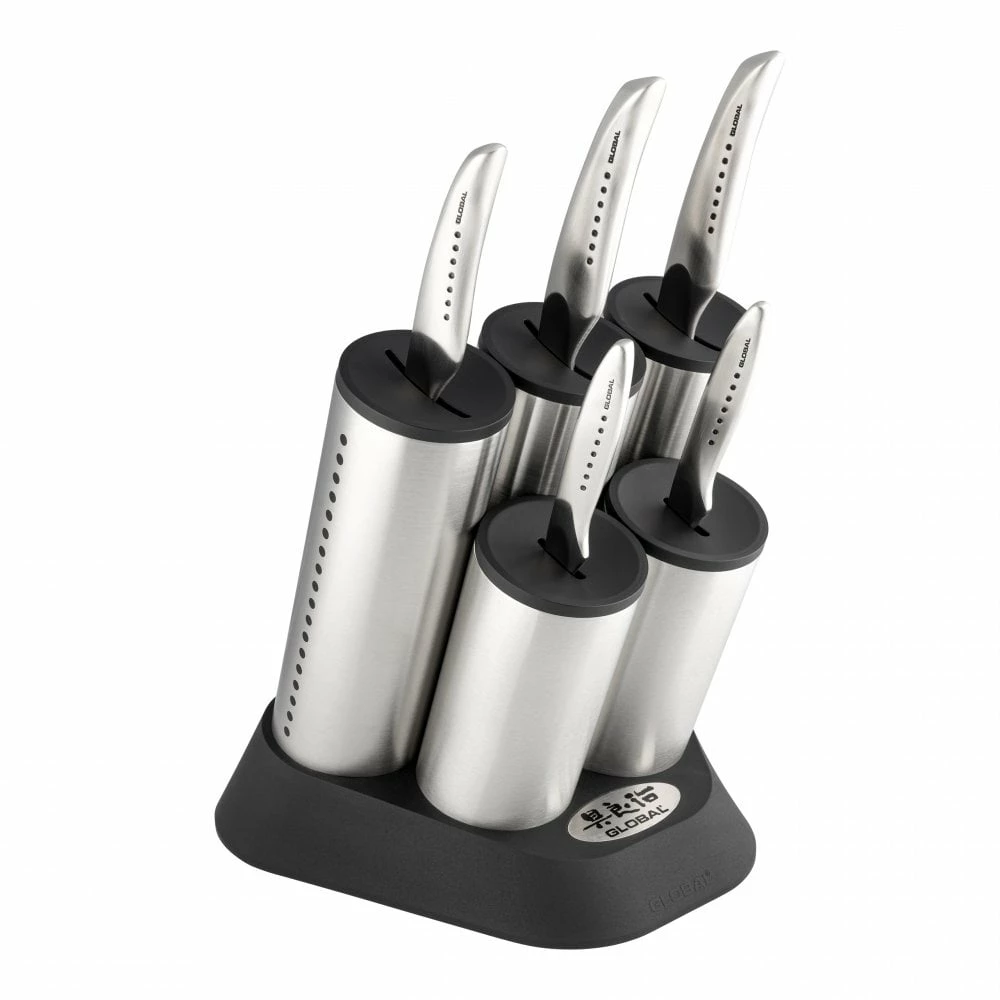Global SAI Global Sai Engine Block 6pc Knife Block Set 3 Global SAI Global Sai Engine Block 6pc Knife Block Set