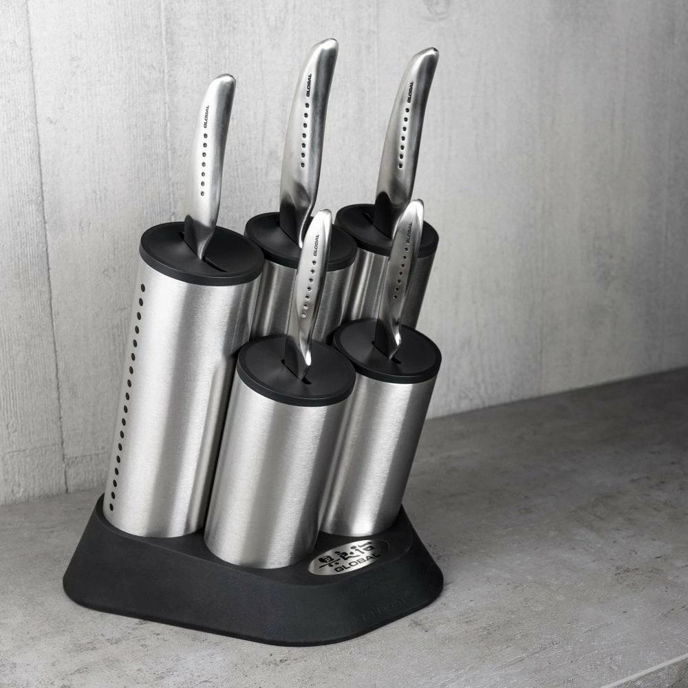 Global SAI Global Sai Engine Block 6pc Knife Block Set 6 Global SAI Global Sai Engine Block 6pc Knife Block Set - Image 4