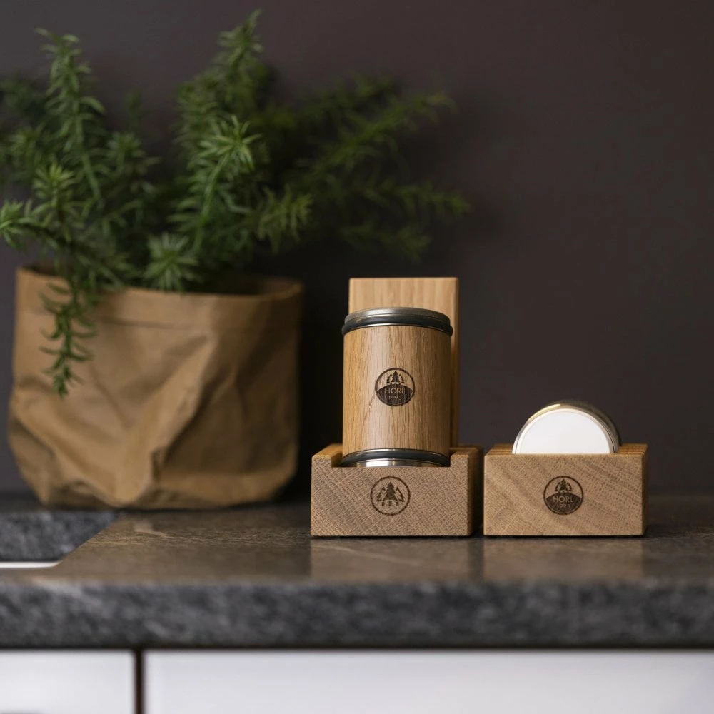 Horl STASCHE-P Display For Grinding Discs Oak 4 Horl STASCHE-P Display For Grinding Discs Oak - Image 2