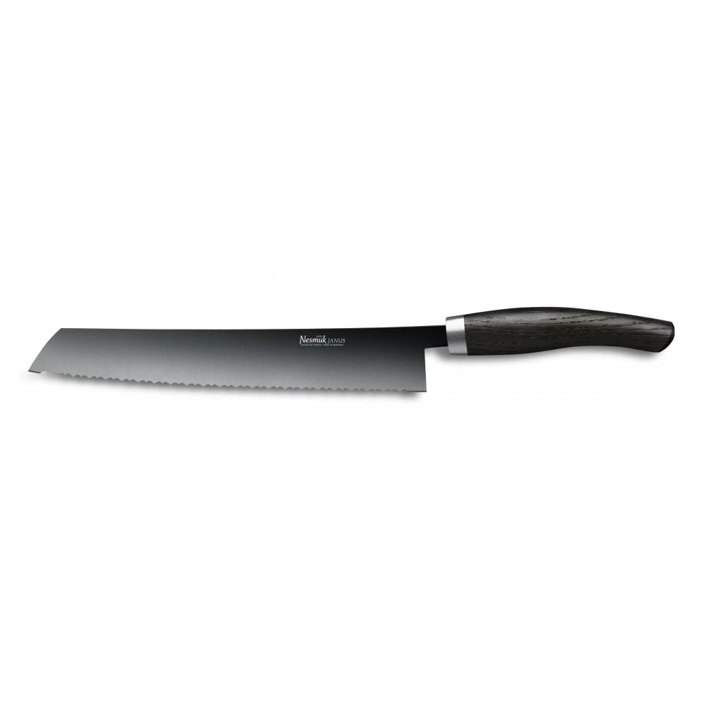 Nesmuk Janus Nesmuk Janus 27cm Bread Knife With Bog Oak Handle 3 Nesmuk Janus Nesmuk Janus 27cm Bread Knife With Bog Oak Handle