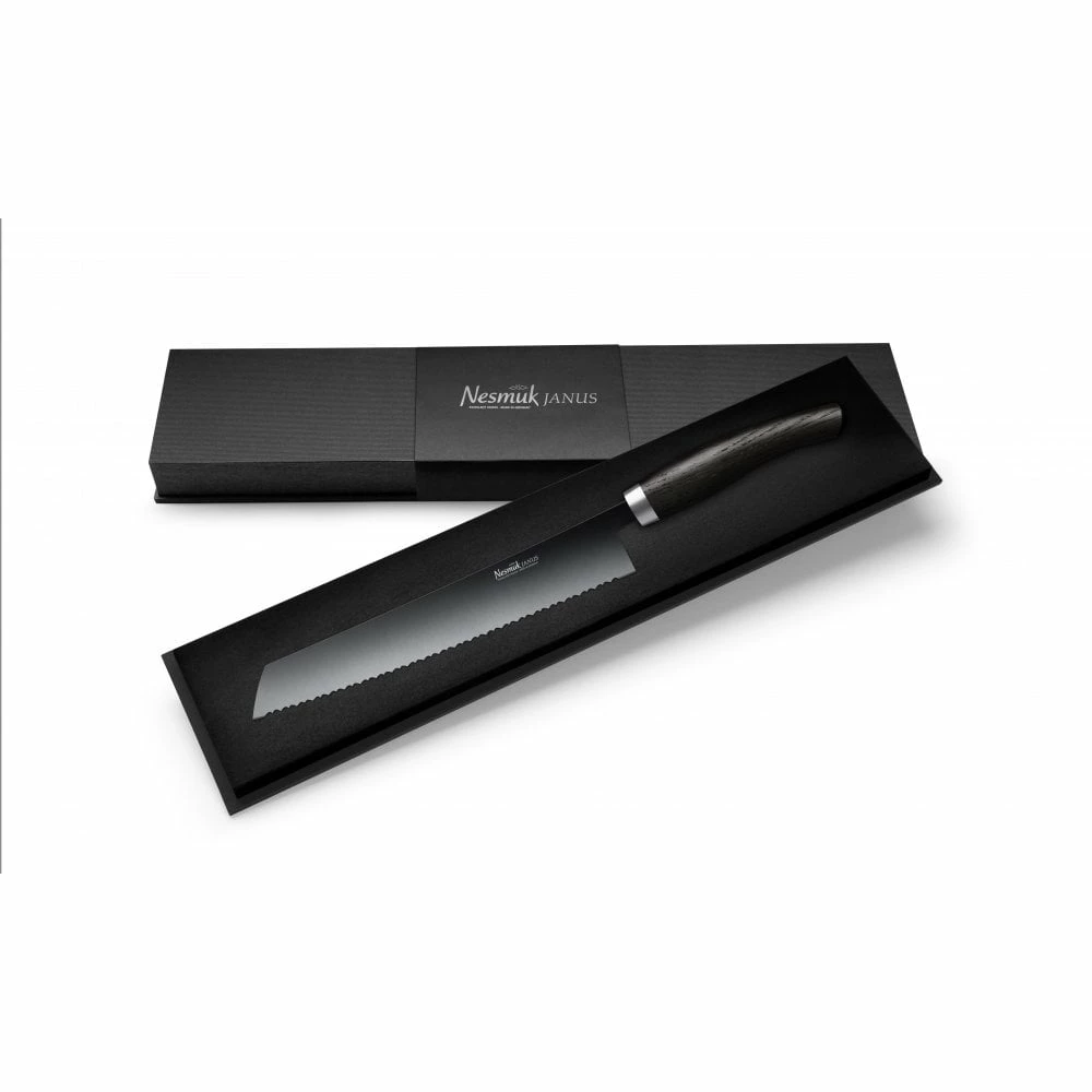 Nesmuk Janus Nesmuk Janus 27cm Bread Knife With Bog Oak Handle 4 Nesmuk Janus Nesmuk Janus 27cm Bread Knife With Bog Oak Handle - Image 2