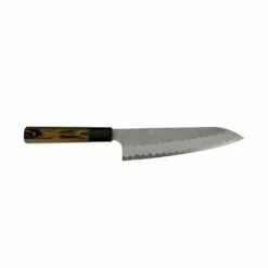 Nigara Hamono Aogami Super Steel Tsuchime Gyuto 210mm Wenge Black Buffalo Handle