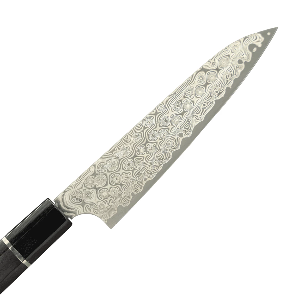 Nigara Hamono NIGH-01/D-ES Nigara Hamono Damascus SG-2 15cm Petty Knife 4 Nigara Hamono NIGH-01/D-ES Nigara Hamono Damascus SG-2 15cm Petty Knife - Image 2