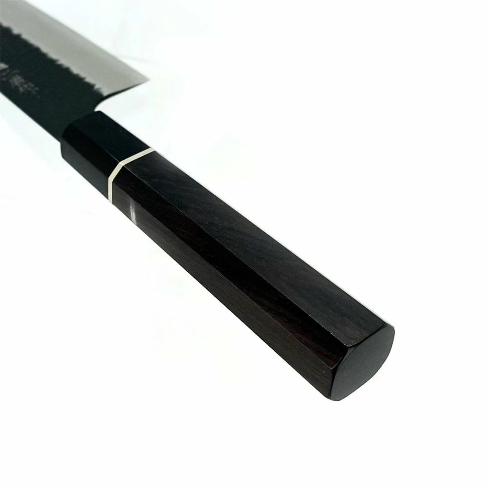 Nigara Hamono NIGH-02/T-ES Nigara Hamono SG2 Kurouchi Tsuchime 18cm Santoku 5 Nigara Hamono NIGH-02/T-ES Nigara Hamono SG2 Kurouchi Tsuchime 18cm Santoku - Image 3