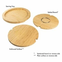 Rockingham Forest 5-in-1 Deluxe Bamboo Multi-board Set, Round 12 Rockingham Forest 5-in-1 Deluxe Bamboo Multi-board Set, Round -KNIVES FROM JAPAN Sales rockingham forest 5 in 1 deluxe bamboo multi board set round p990 7019 image