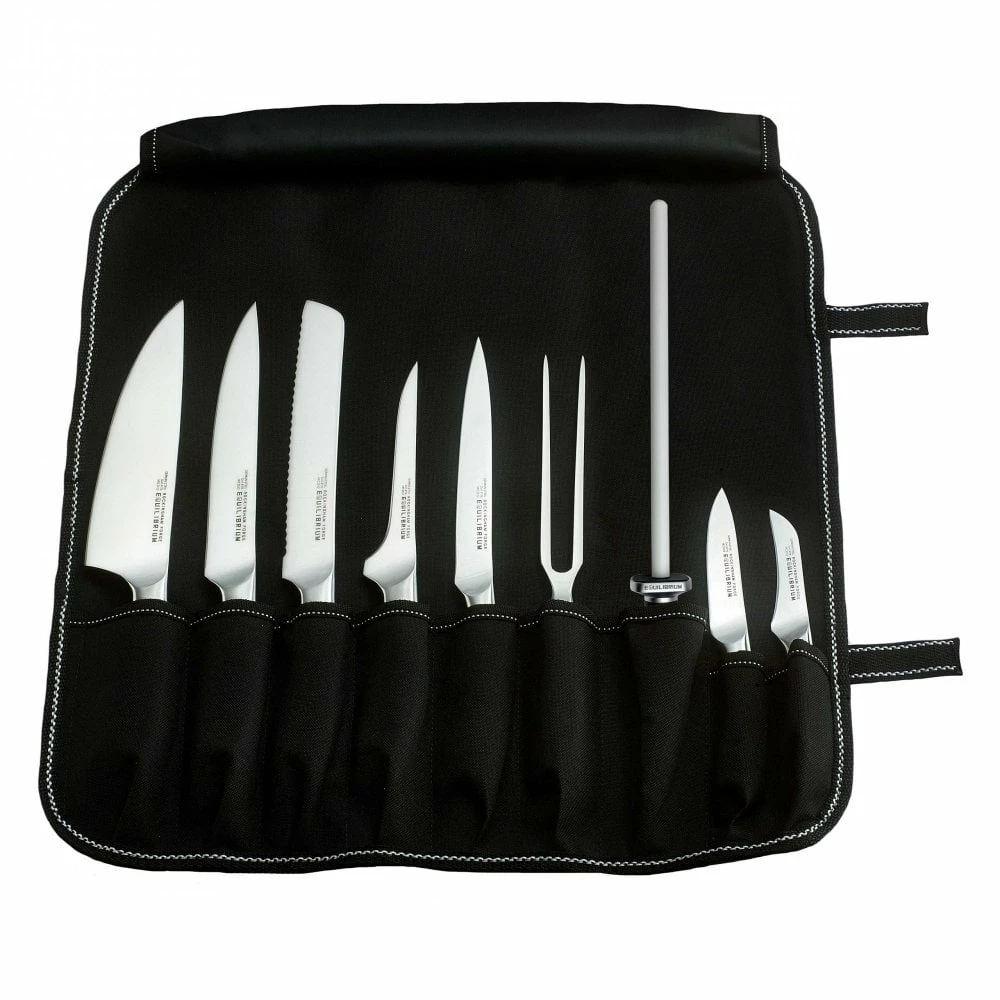 Rockingham Forge Equilibrium CS-1502/10 10 Piece Knife Set With Soft Roll Case 3 Rockingham Forge Equilibrium CS-1502/10 10 Piece Knife Set With Soft Roll Case