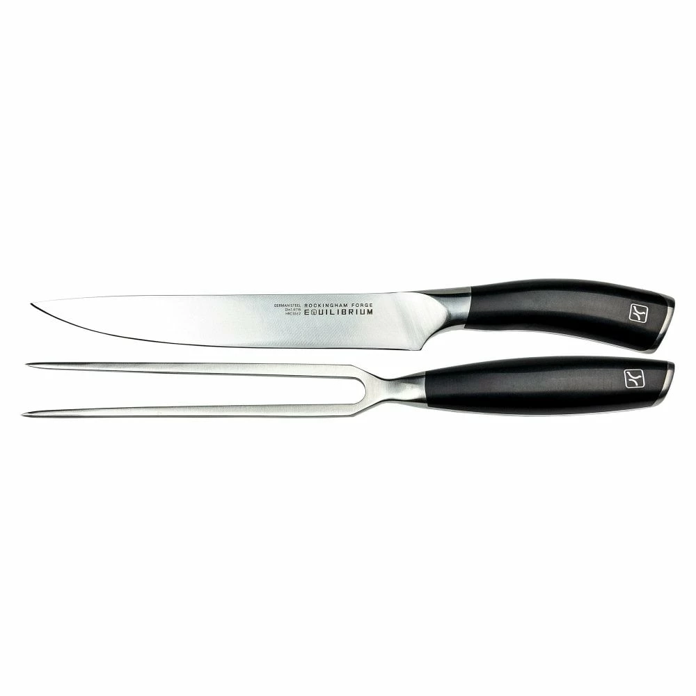 Rockingham Forge Equilibrium RF-2570 2 Pce Carving Set, Boxed 3 Rockingham Forge Equilibrium RF-2570 2 Pce Carving Set, Boxed