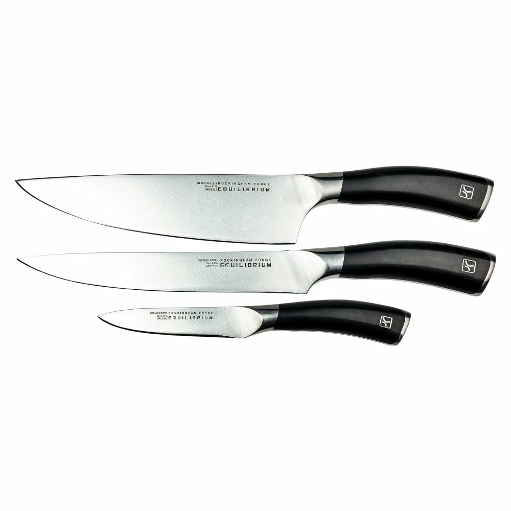 Rockingham Forge Equilibrium RF-3517 3 Pce Kitchen Knife Set 3 Rockingham Forge Equilibrium RF-3517 3 Pce Kitchen Knife Set