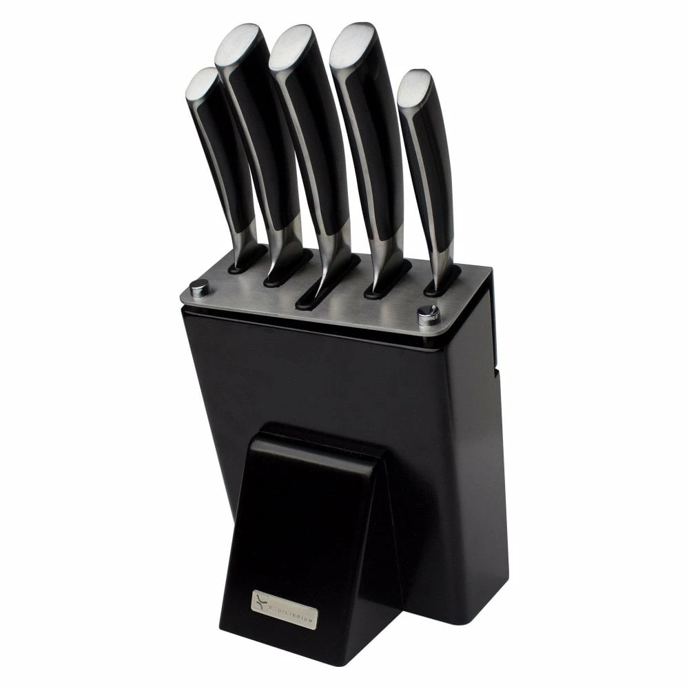 Rockingham Forge Equilibrium RF-6255B 6 Pce Knife Block Set 3 Rockingham Forge Equilibrium RF-6255B 6 Pce Knife Block Set