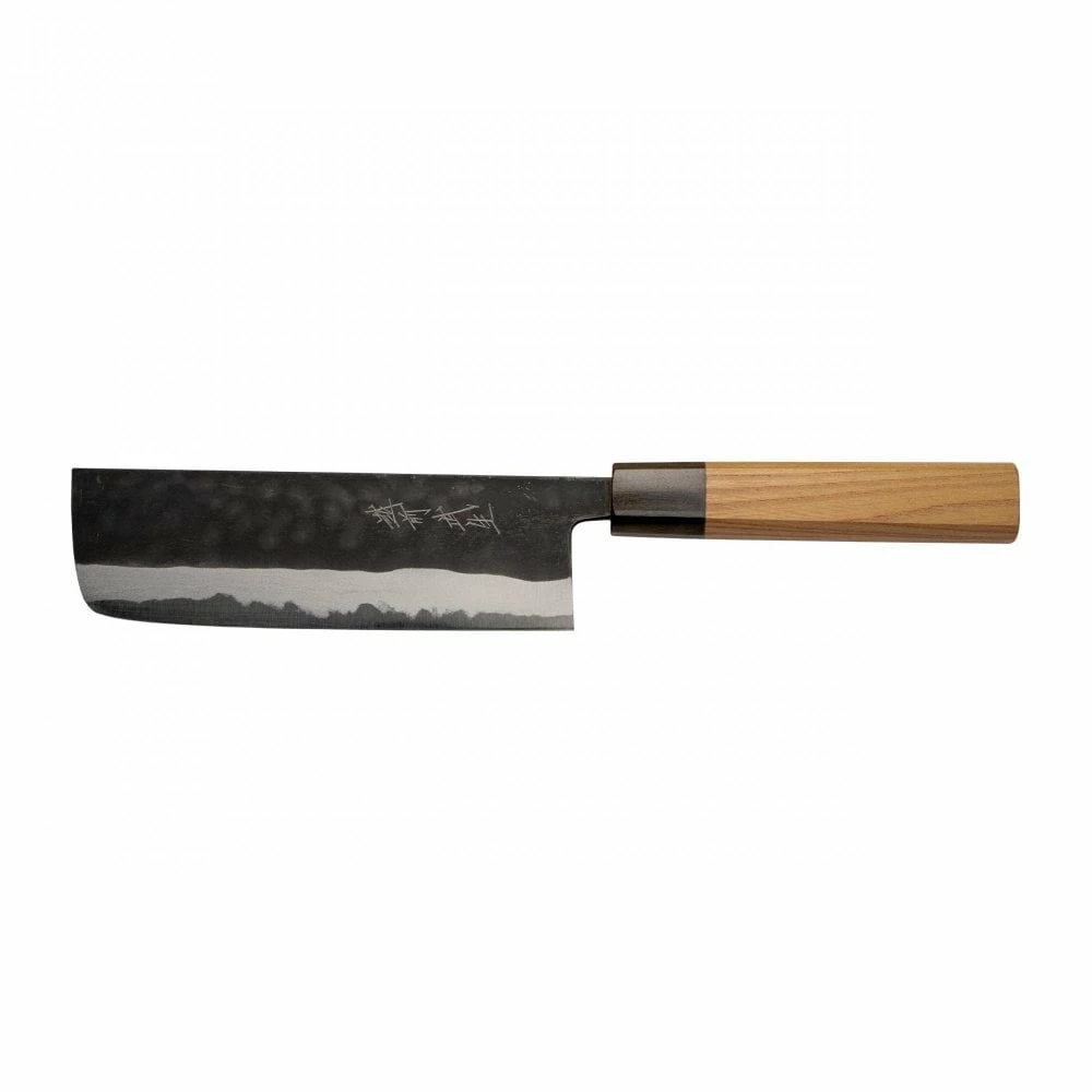 Shiro Kamo Shiro Kamo Aogami Black Kurouchi 16.5 Vegetable Knife 3 Shiro Kamo Shiro Kamo Aogami Black Kurouchi 16.5 Vegetable Knife
