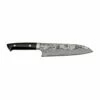 Takeshi Saji Takeshi Saji VG-10 Damascus 18cm Santoku Knife With Black Mikarta Handle -KNIVES FROM JAPAN Sales takeshi saji vg 10 damascus 18cm santoku knife with black mikarta handle p1274 7590 image