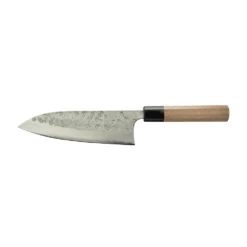 Matsubara Hamono TNK-T180GY-WN Matsubara Hamono Tsuchime Aogami Clad Gyuto Knife 18cm