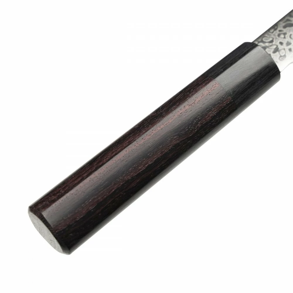 Yoshida Hamono Kyusakichi Kyusakichi 69 Layered Damascus ZA-18 Steel Blade 16.5cm Nakiri Knife 5 Yoshida Hamono Kyusakichi Kyusakichi 69 Layered Damascus ZA-18 Steel Blade 16.5cm Nakiri Knife - Image 3